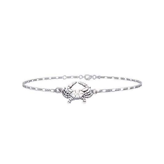 Silver Crab Anklet TBG371
