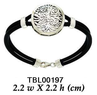 Nature’s Finest ~ Tree of Life Leather Cord Bracelet TBL197