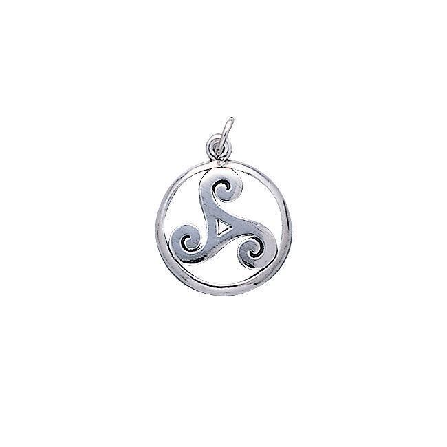 Celtic Triskelion Silver Charm TC023
