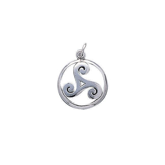 Celtic Triskelion Silver Charm TC023