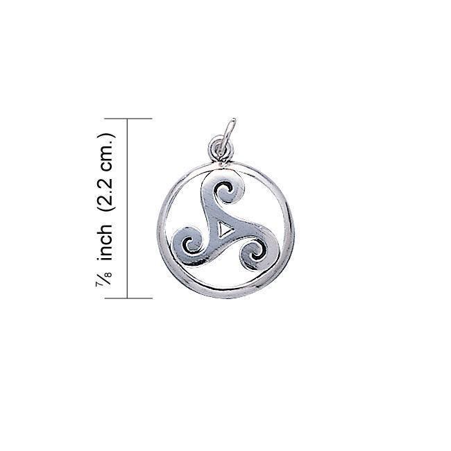 Celtic Triskelion Silver Charm TC023