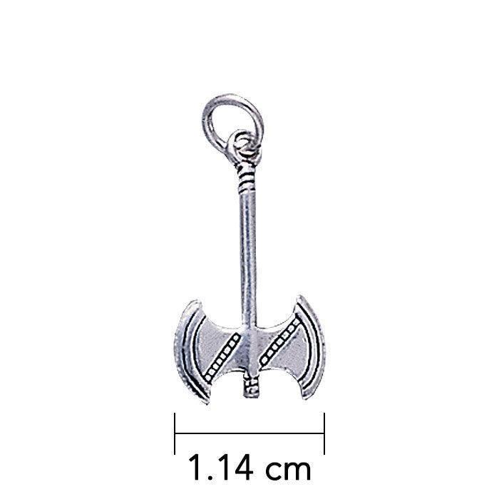 Battle Axe Sterling Silver Charm TC074