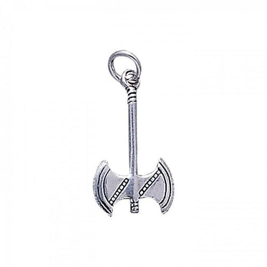 Battle Axe Silver Charm TC074
