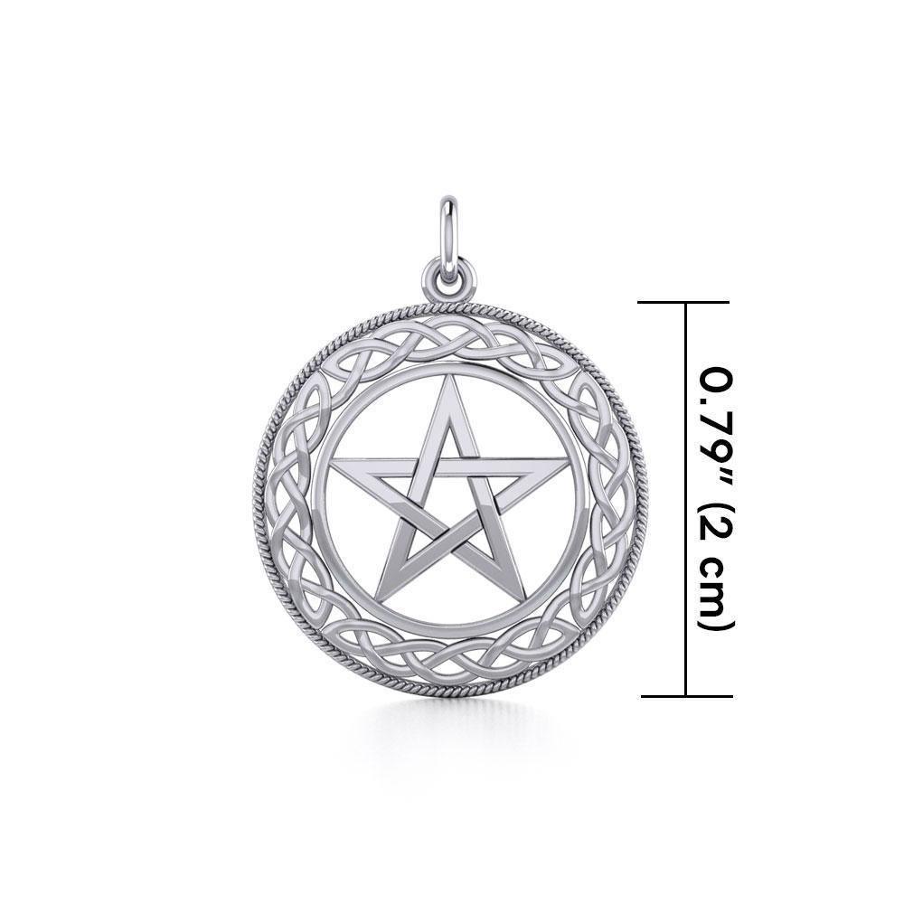 Celtic The Star Sterling Silver Charm TC122
