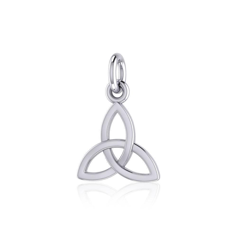 Celtic Triquetra Knot Silver Charm TC125