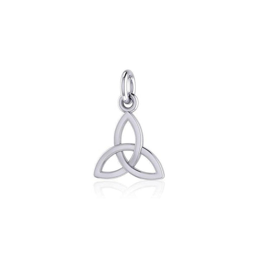Celtic Triquetra Knot Silver Charm TC125