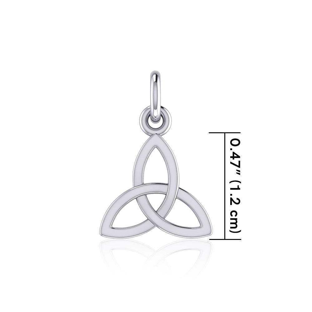 Celtic Triquetra Knot Silver Charm TC125