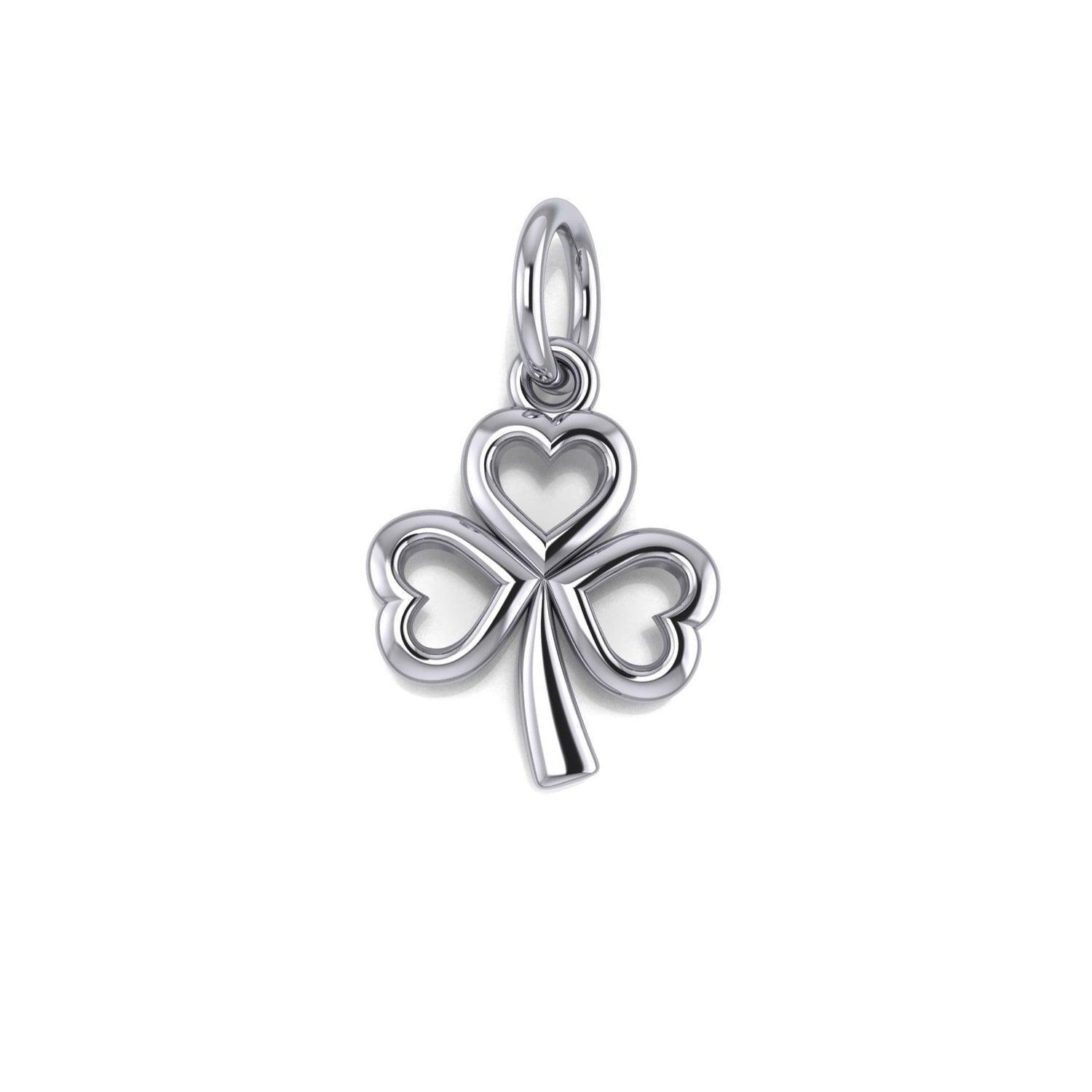 Shamrock Silver Charm TC172