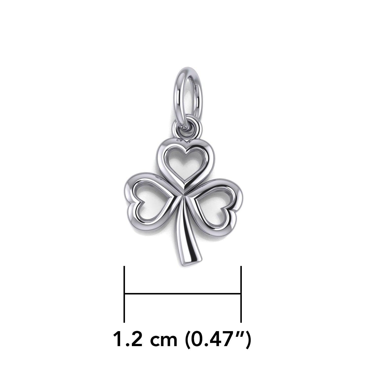 Shamrock Silver Charm TC172