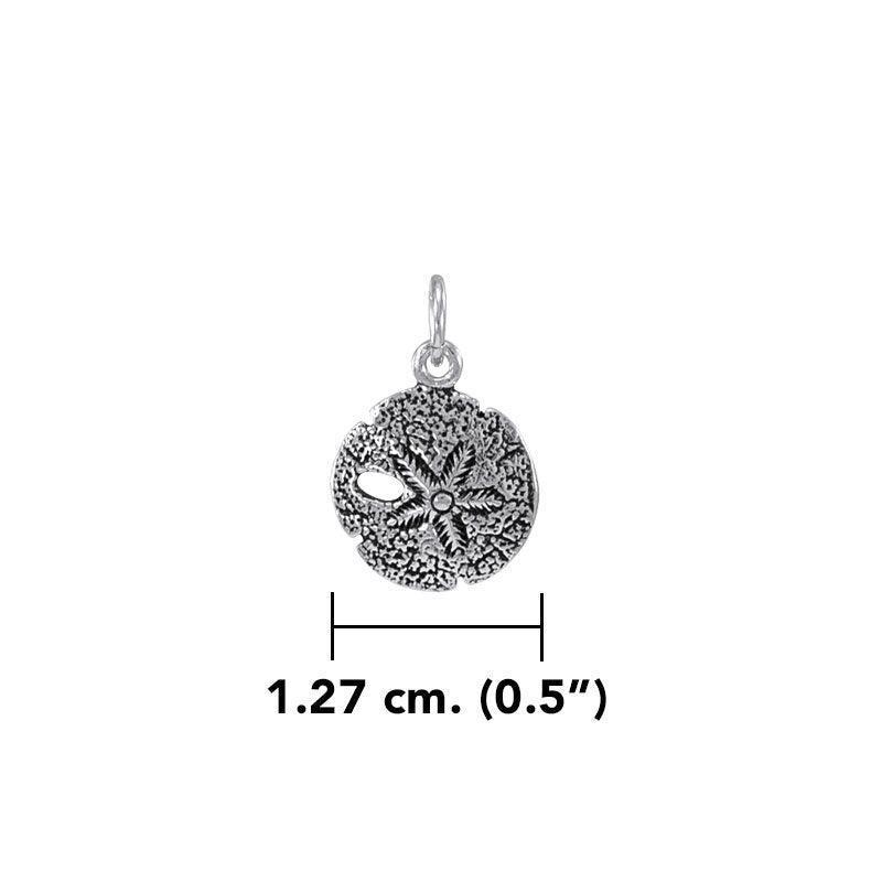 Tokens of the shore ~ Sterling Silver Jewelry Sand Dollar Charm TC216