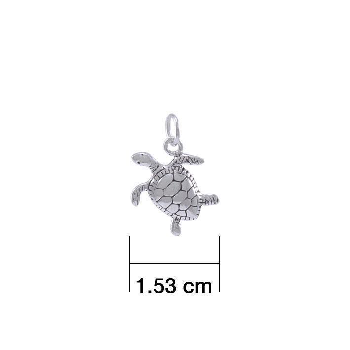 Silver Turtle Charm TC437