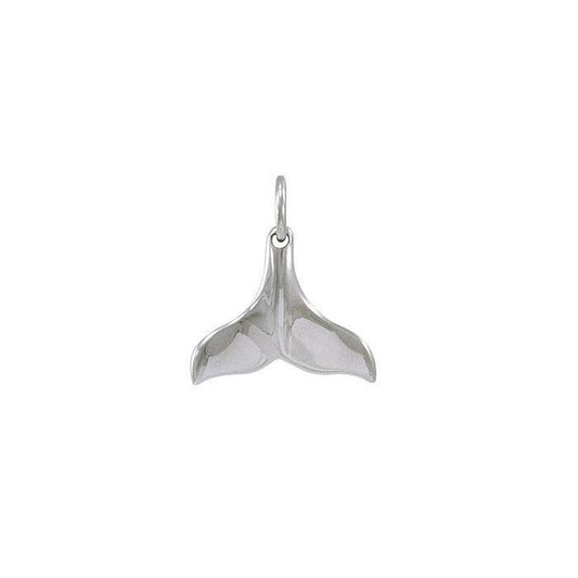 Whale Tail Silver Charm TC570