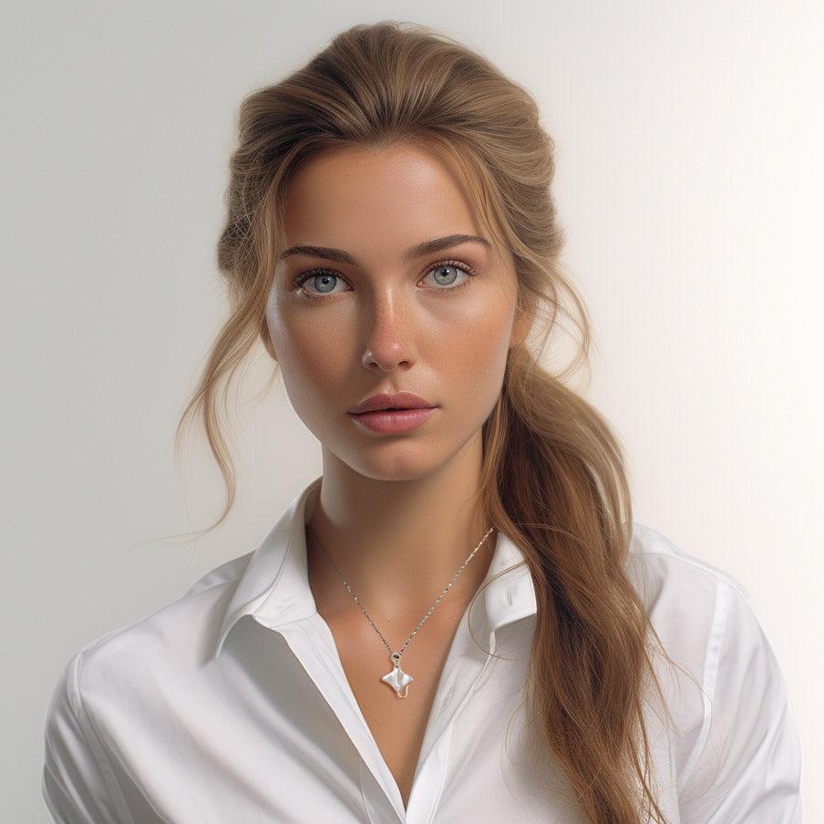 Manta Ray Silver Charm TC599 - peterstone.dropshipping