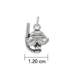 Good vision under the sea ~ Sterling Silver Jewelry Dive Mask Charm TC606