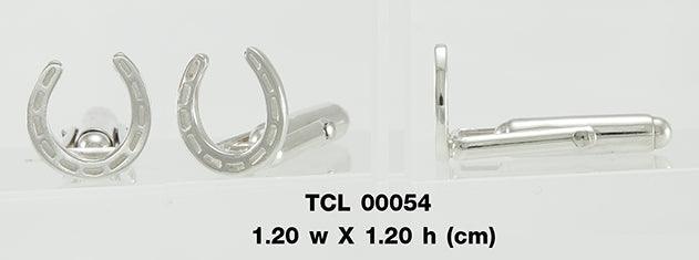 Horseshoes Equestrian Silver Cufflinks TCL054