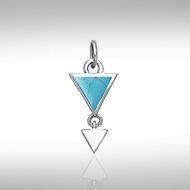 Rainbow Triangle Silver Charm TCM014