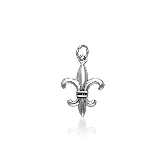 Fleur De Lis Silver Charm TCM032