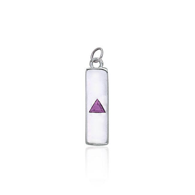 Power Triangle Silver Charm TCM068
