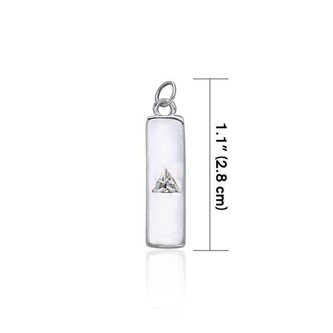 Power Triangle Silver Charm TCM068