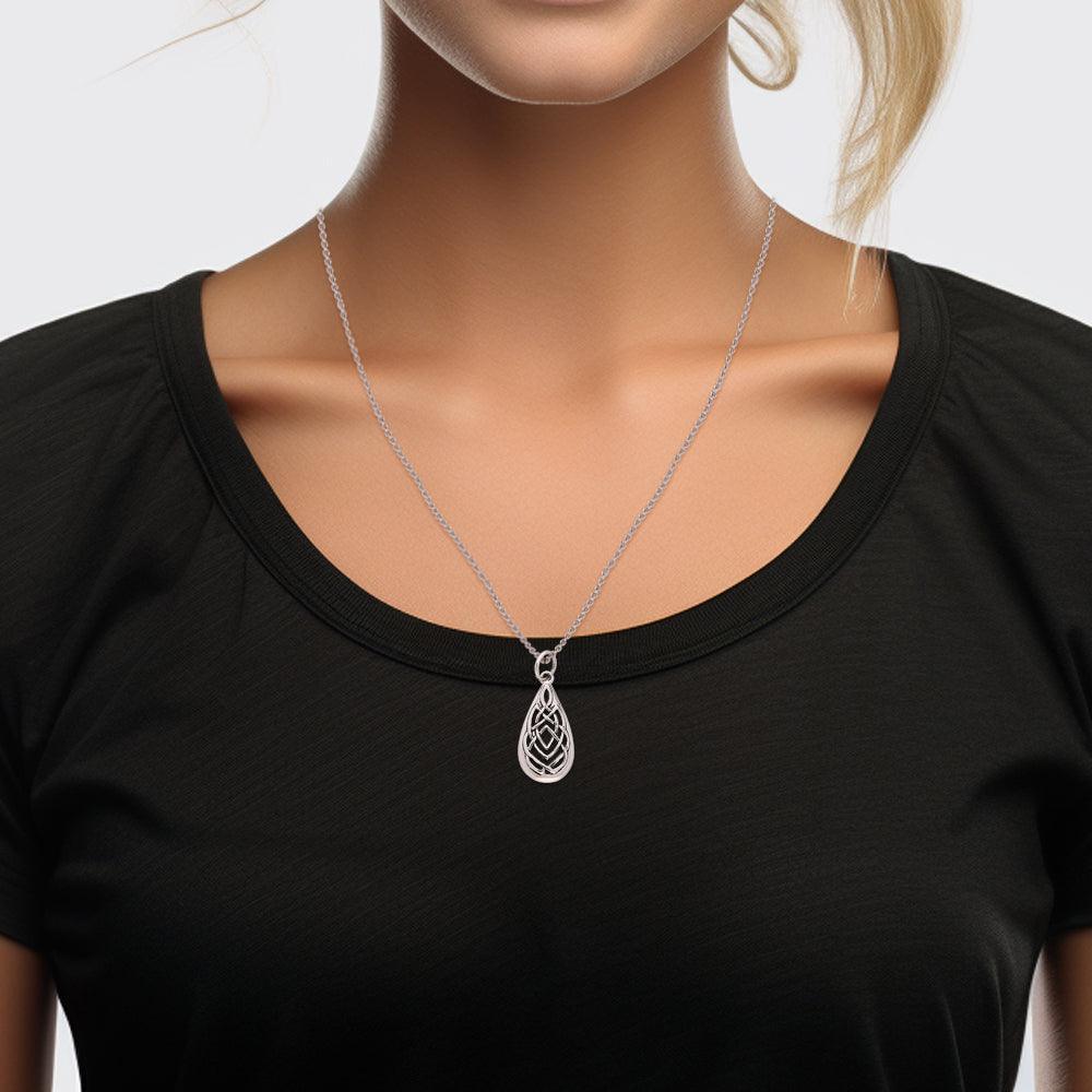 Celtic Knotwork Silver Charm TCM103