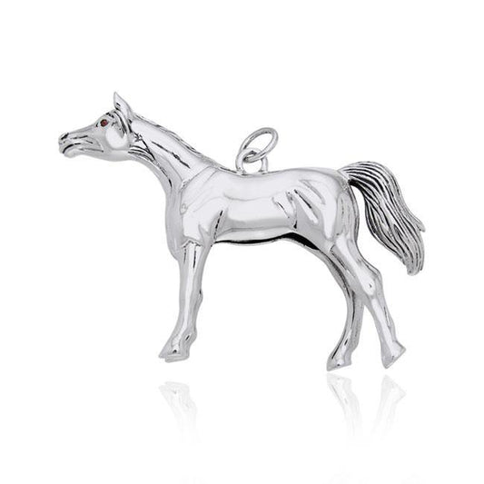 Arabian Horse Silver Charm TCM175