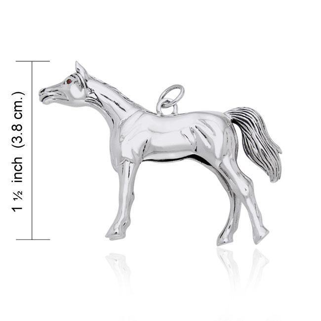 Arabian Horse Silver Charm TCM175