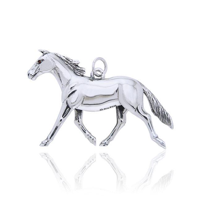 Palouse Horse Silver Charm TCM176