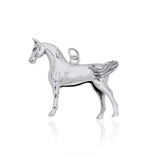 Arabian Flip Tail Silver Charm TCM178