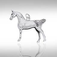 Arabian Flip Tail Silver Charm TCM178