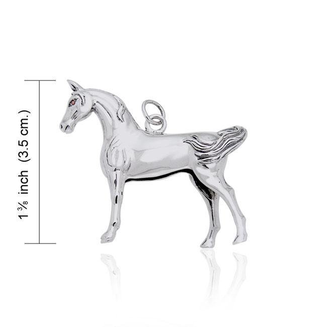 Arabian Flip Tail Silver Charm TCM178