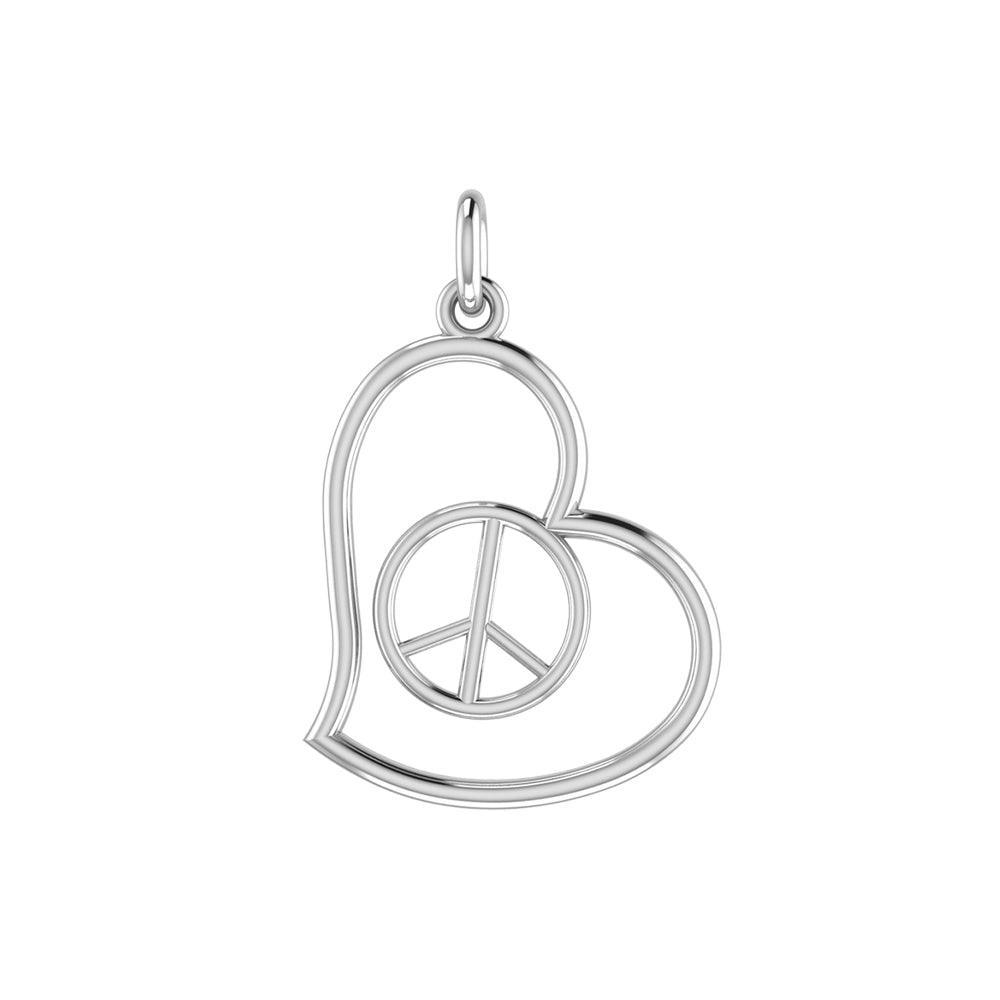 I am at peace ~ Sterling Silver Jewelry Charm TCM397