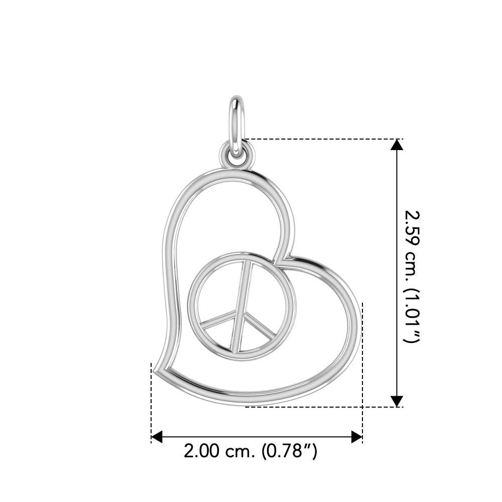 I am at peace ~ Sterling Silver Jewelry Charm TCM397 - peterstone.dropshipping