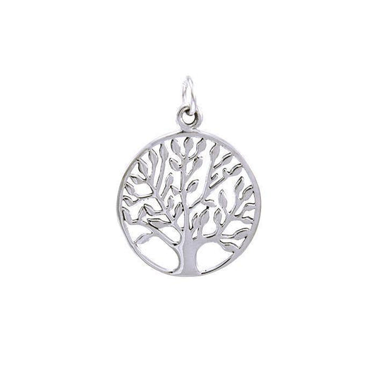 Modern Tree of Life Silver Charm TCM462