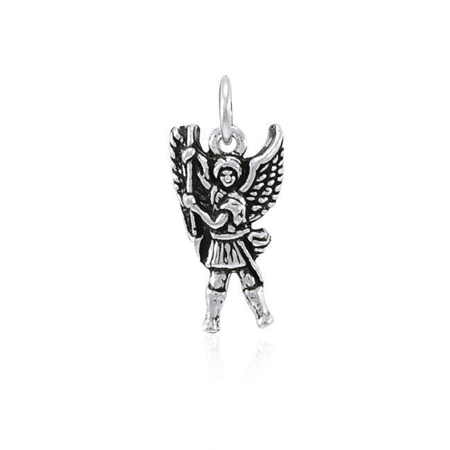 Archangel Michael Silver Charm TCM531