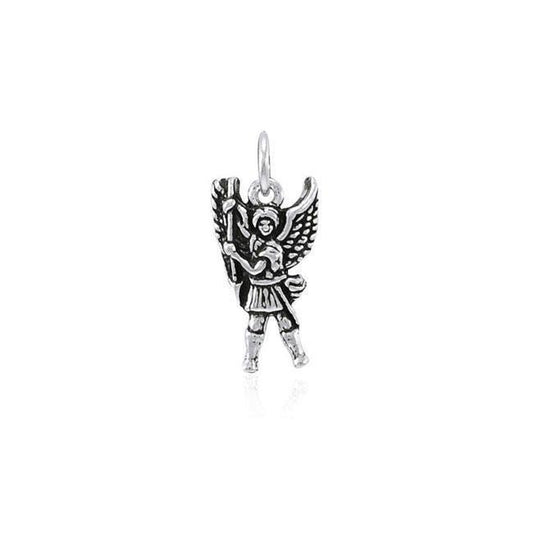 Archangel Michael Silver Charm TCM531