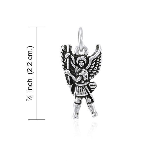 Archangel Michael Silver Charm TCM531