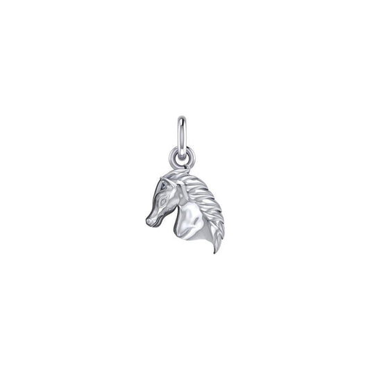 Equestrian Horse Silver Charm TCM650
