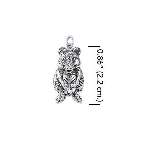 Australian Quaka Silver Charm TCM664