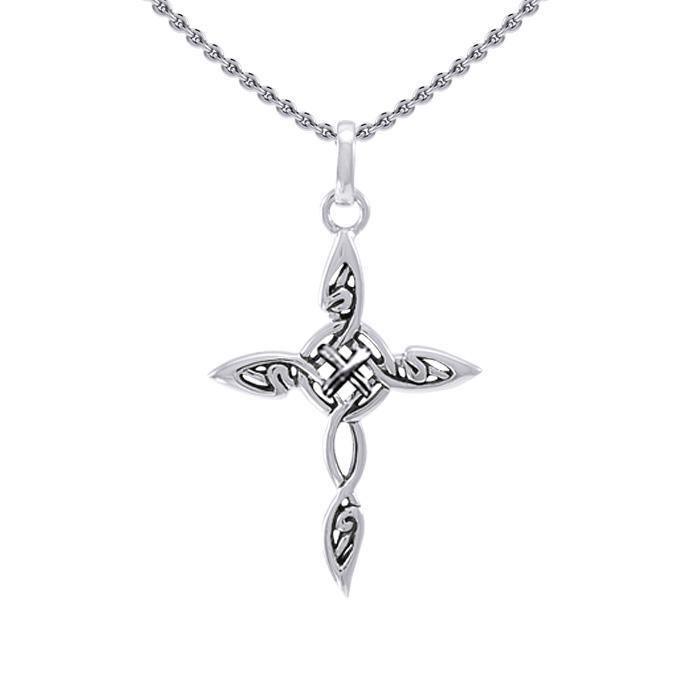 Fantastic Celtic Cross Silver Charm TCM678