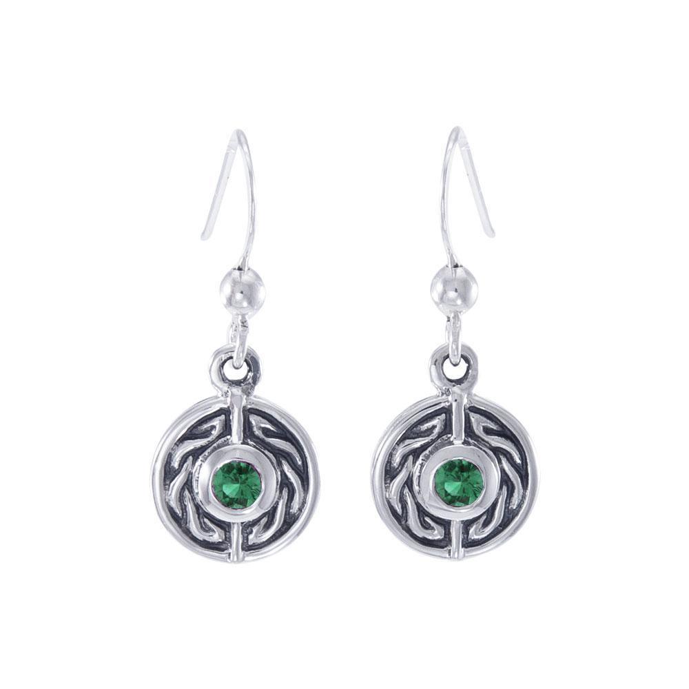 Celtic Knotwork Silver Earrings TE1014