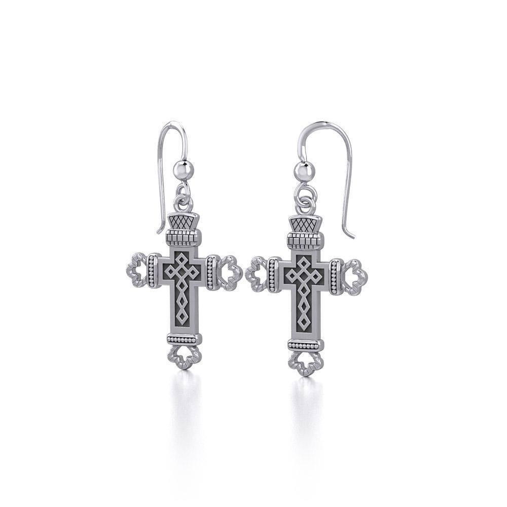 Medieval Cross Earrings TE1083