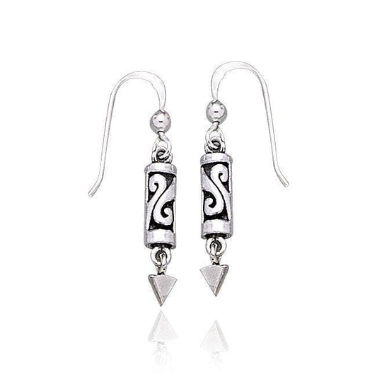 Celtic Knotwork Silver Earrings TE1129