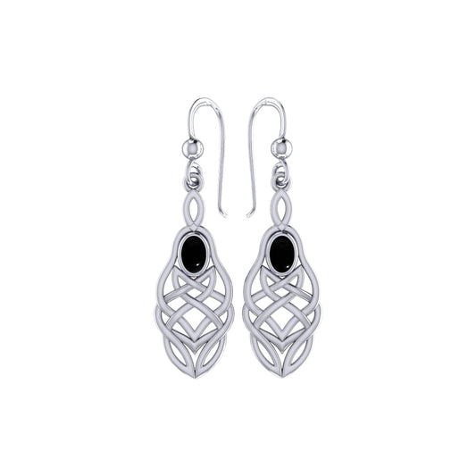 Celtic Knotwork Sterling Silver Earrings TE113