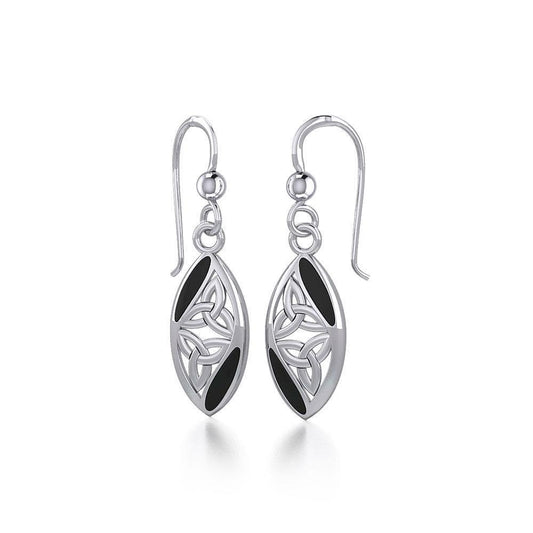 Celtic Trinity Knot Silver Earrings TE2006