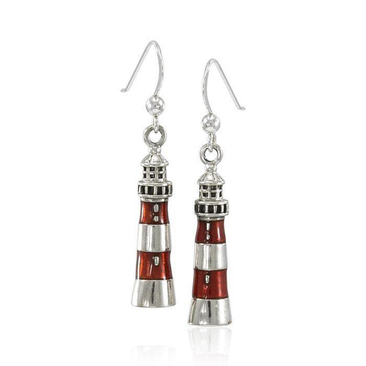 Adriatic Lighthouse Sterling Silver Hook Earring TE2830