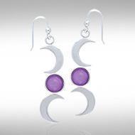Blue Moon Silver Earrings TE2856