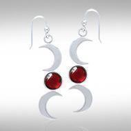 Blue Moon Silver Earrings TE2856
