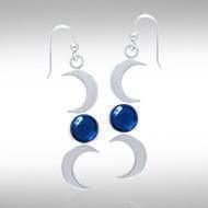 Blue Moon Silver Earrings TE2856