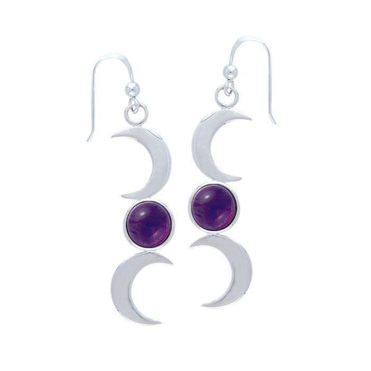 Blue Moon Silver Earrings TE2856