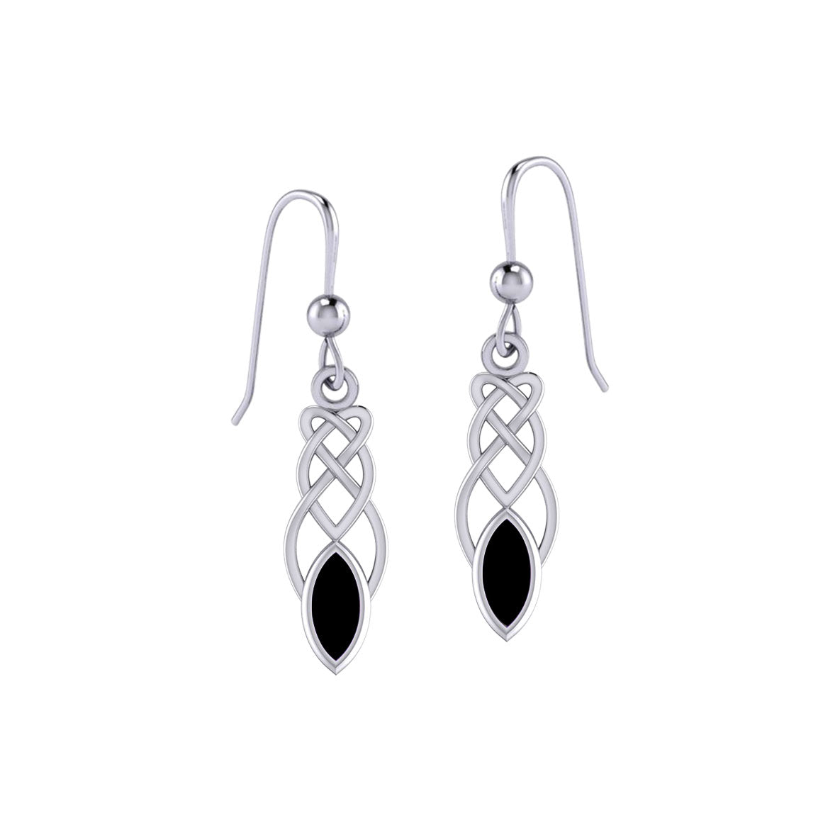 Celtic Knotwork Sterling Silver Earrings TE2866